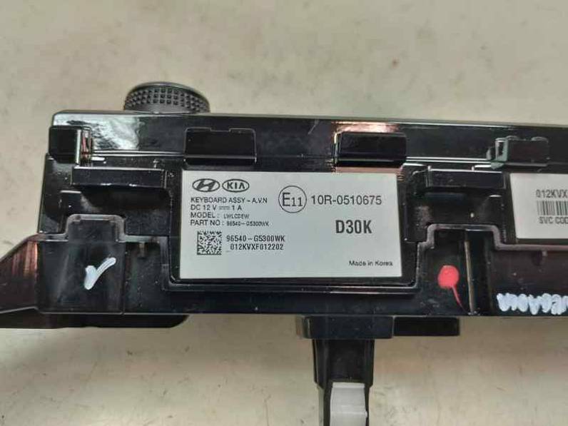 SISTEMA AUDIO RADIO CD KIA NIRO 2021 1.6 HYBRID GASOLINA