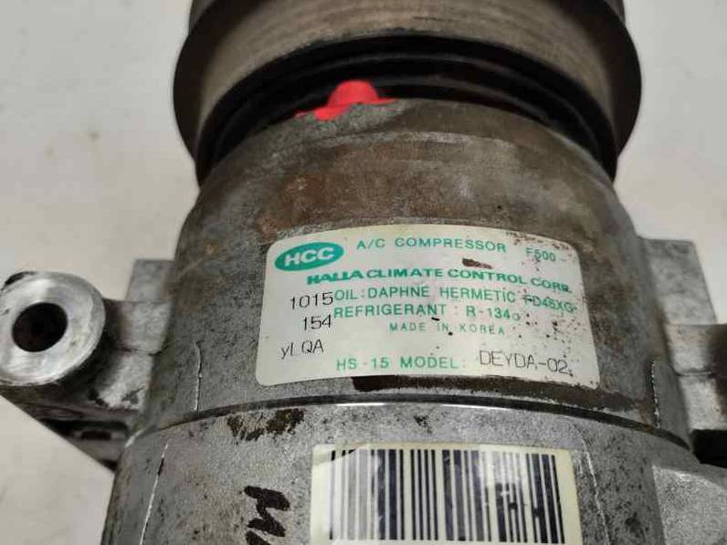 COMPRESOR AIRE ACONDICIONADO HYUNDAI MATRIX 2004 1.5 CRDI (82 CV)