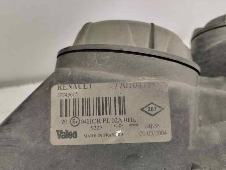 FARO IZQUIERDO RENAULT MEGANE I COUPE FASE 2 2002 1.6 GASOLINA (107 CV)