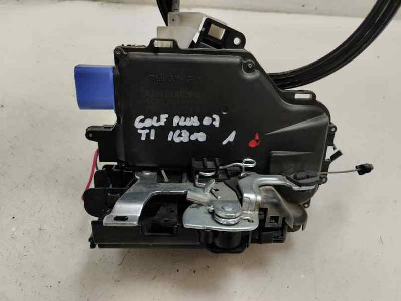 CERRADURA PUERTA TRASERA IZQUIERDA VOLKSWAGEN GOLF PLUS 2007 1.9 TDI (105 CV)