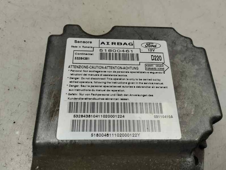 CENTRALITA AIRBAG FORD KA 2008 1.3 JTD MULTIJET (75 CV)