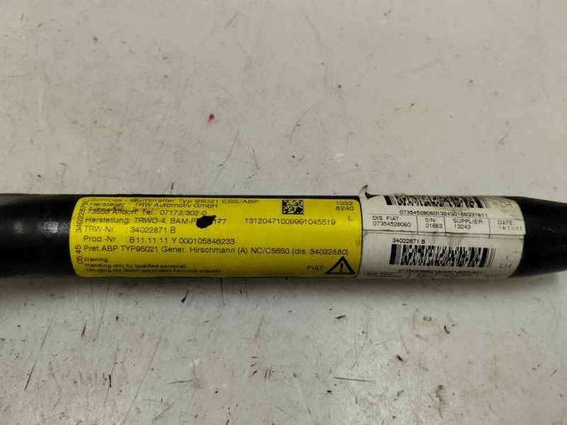 CINTURON SEGURIDAD DELANTERO IZQUIERDO FORD KA 2008 1.3 JTD MULTIJET (75 CV)