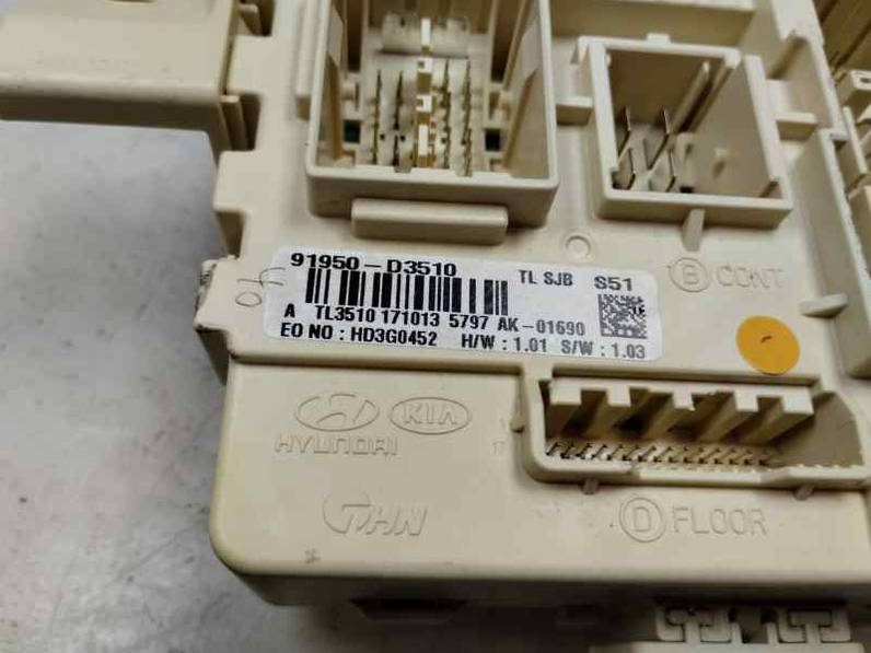 CAJA RELES FUSIBLES HYUNDAI TUCSON 2018 1.7 CRDI (116 CV)