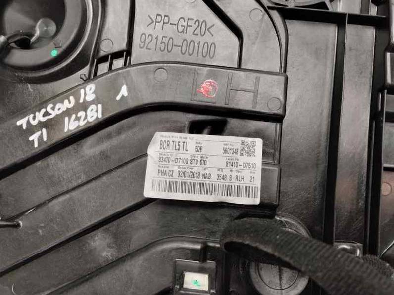 ELEVALUNAS TRASERO IZQUIERDO HYUNDAI TUCSON 2018 1.7 CRDI (116 CV)