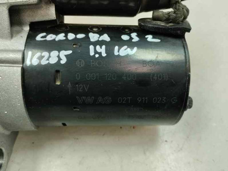 MOTOR ARRANQUE SEAT CORDOBA BERLINA 2003 1.4 16V (75 CV)