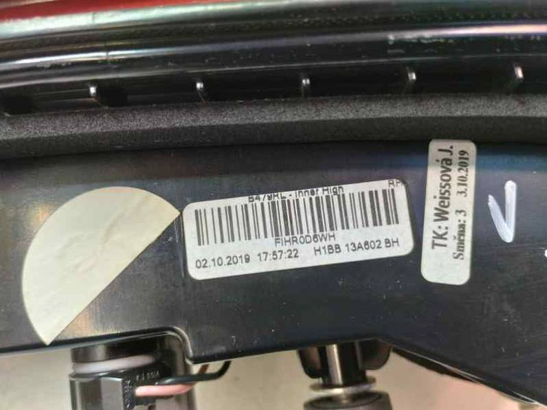 PILOTO TRASERO DERECHO INTERIOR FORD FIESTA 2019 1.0 ECOBOOST (100 CV)