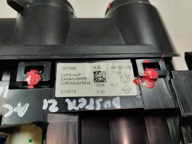 MANDO CALEFACCION AIRE ACONDICIONADO DACIA DUSTER II 2021 1.5 DCI (116 CV)