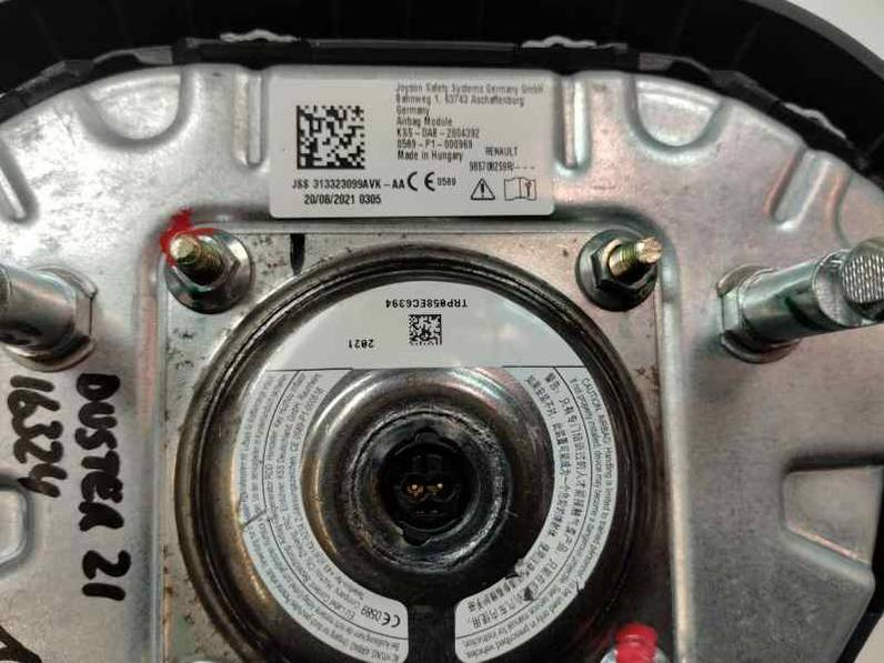 AIRBAG DELANTERO IZQUIERDO DACIA DUSTER II 2021 1.5 DCI (116 CV)