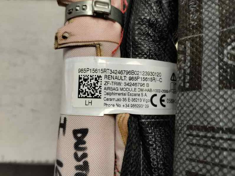 AIRBAG CORTINA DELANTERO IZQUIERDO DACIA DUSTER II 2021 1.5 DCI (116 CV)