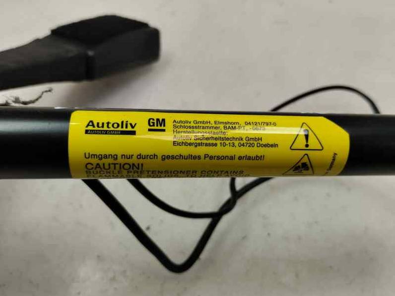 CINTURON SEGURIDAD DELANTERO IZQUIERDO OPEL ZAFIRA B 2010 1.7 16V CDTI (110 CV)