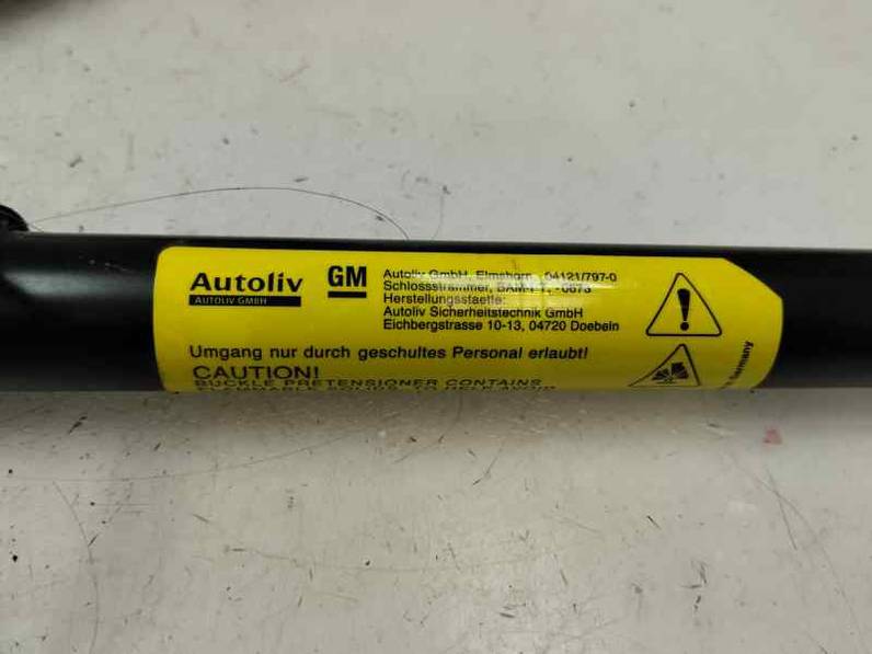 CINTURON SEGURIDAD DELANTERO DERECHO OPEL ZAFIRA B 2010 1.7 16V CDTI (110 CV)