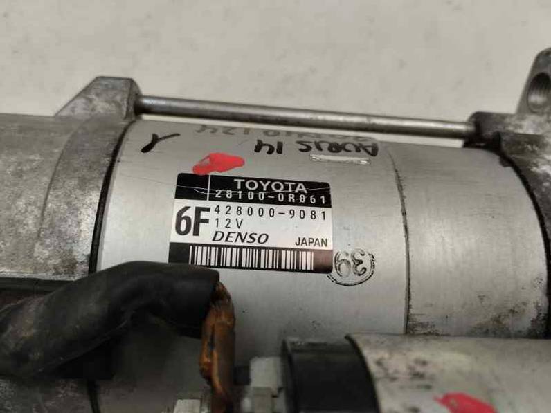 MOTOR ARRANQUE TOYOTA AURIS TOURING SPORTS 2014 2.0 D-4D (124 CV)