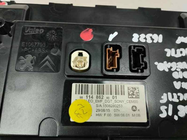 PANTALLA MULTIFUNCION PEUGEOT 308 2015 1.2 GASOLINA