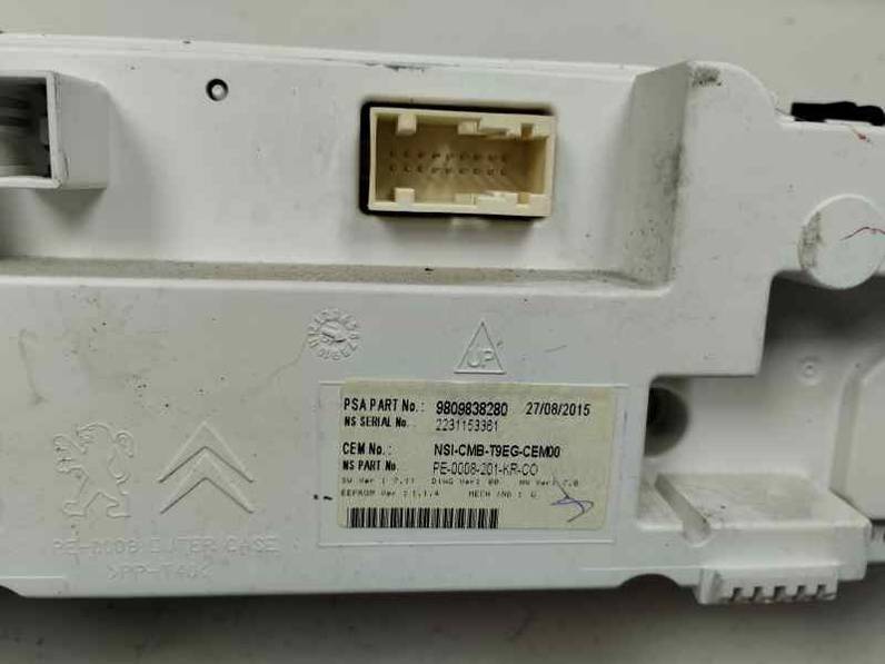 CUADRO INSTRUMENTOS PEUGEOT 308 2015 1.2 GASOLINA