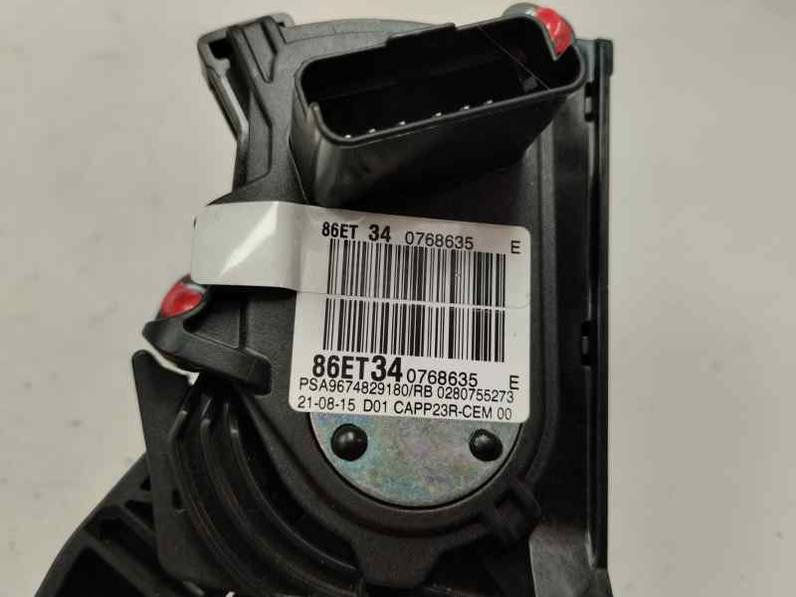 POTENCIOMETRO PEDAL PEUGEOT 308 2015 1.2 GASOLINA