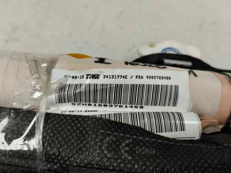 AIRBAG CORTINA DELANTERO IZQUIERDO PEUGEOT 308 2015 1.2 GASOLINA