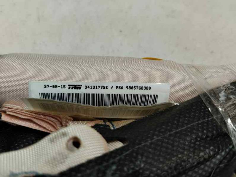 AIRBAG CORTINA DELANTERO DERECHO PEUGEOT 308 2015 1.2 GASOLINA