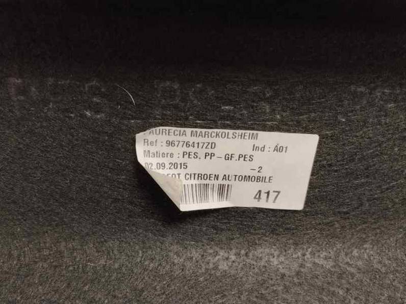 BANDEJA TRASERA PEUGEOT 308 2015 1.2 GASOLINA