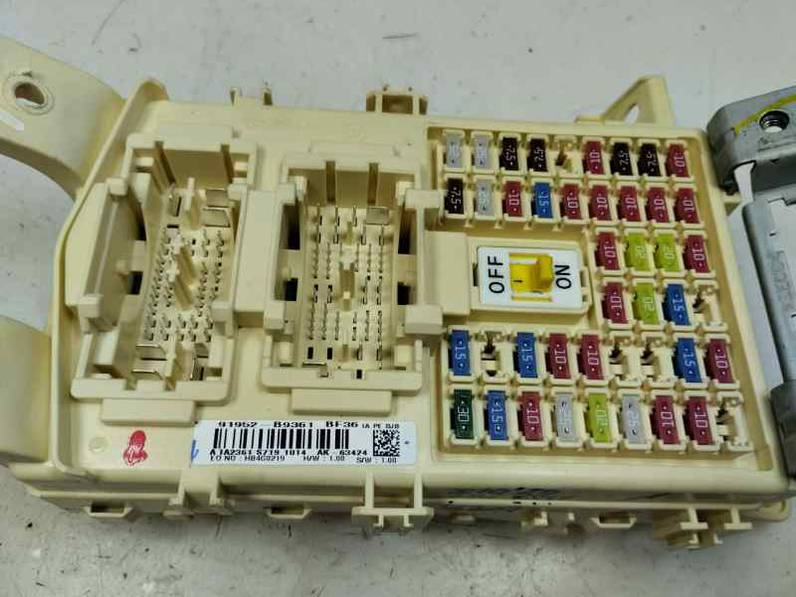 CAJA RELES FUSIBLES HYUNDAI I10 2020 1.0 MULTIPUNTO TECNO