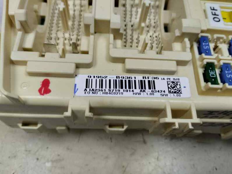 CAJA RELES FUSIBLES HYUNDAI I10 2020 1.0 MULTIPUNTO TECNO