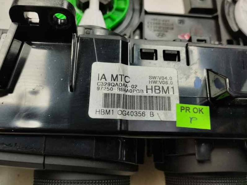 MANDO CALEFACCION AIRE ACONDICIONADO HYUNDAI I10 2020 1.0 MULTIPUNTO TECNO