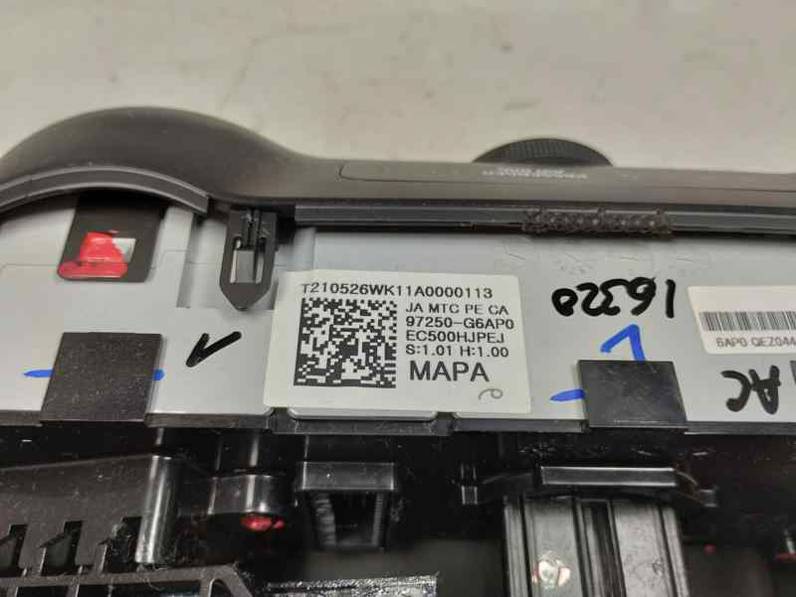 MANDO CALEFACCION AIRE ACONDICIONADO KIA PICANTO 2021 1.0 MULTIPUNTO (68 CV)