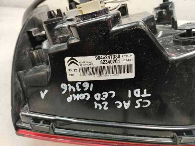 PILOTO TRASERO DERECHO INTERIOR CITROEN C5 AIRCROSS 2024 1.2 12 V PURETECH (131 CV)