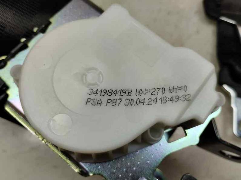 CINTURON SEGURIDAD TRASERO CENTRAL CITROEN C5 AIRCROSS 2024 1.2 12 V PURETECH (131 CV)