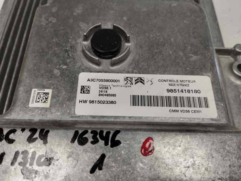 CENTRALITA MOTOR UCE CITROEN C5 AIRCROSS 2024 1.2 12 V PURETECH (131 CV)