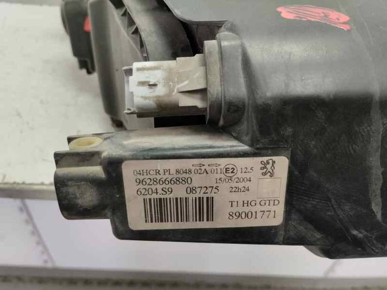 FARO IZQUIERDO PEUGEOT 206 BERLINA 2004 1.4 (75 CV)