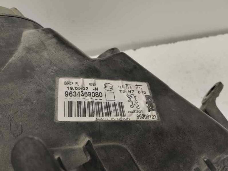 FARO DERECHO PEUGEOT 307 2002 1.6 GASOLINA (109 CV)
