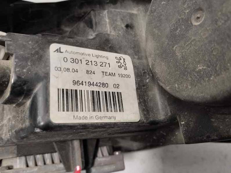 FARO IZQUIERDO PEUGEOT 407 2004 2.0 16V HDI (136 CV)