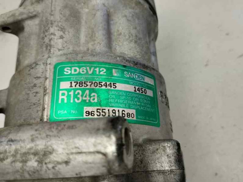 COMPRESOR AIRE ACONDICIONADO CITROEN C2 2004 1.4 HDI (68 CV)