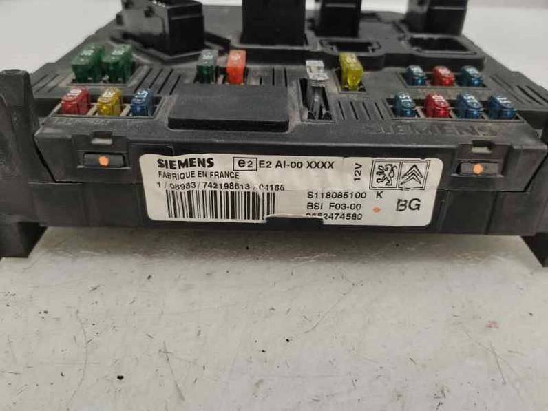 CAJA RELES FUSIBLES CITROEN C2 2004 1.4 HDI (68 CV)