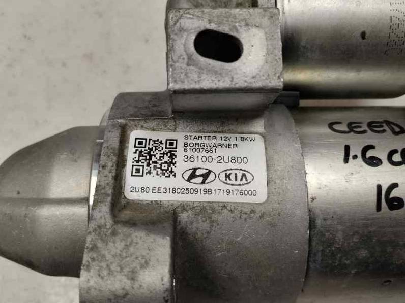 MOTOR ARRANQUE KIA CEED 2020 1.6 CRDI DRIVE (136 CV)