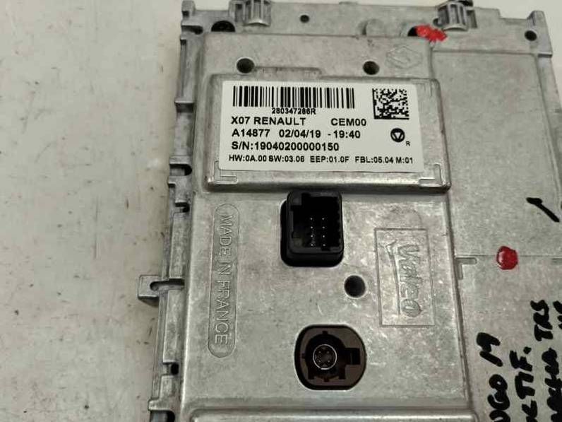 PANTALLA MULTIFUNCION RENAULT TWINGO III 2019 0.9 CM3 (92 CV)