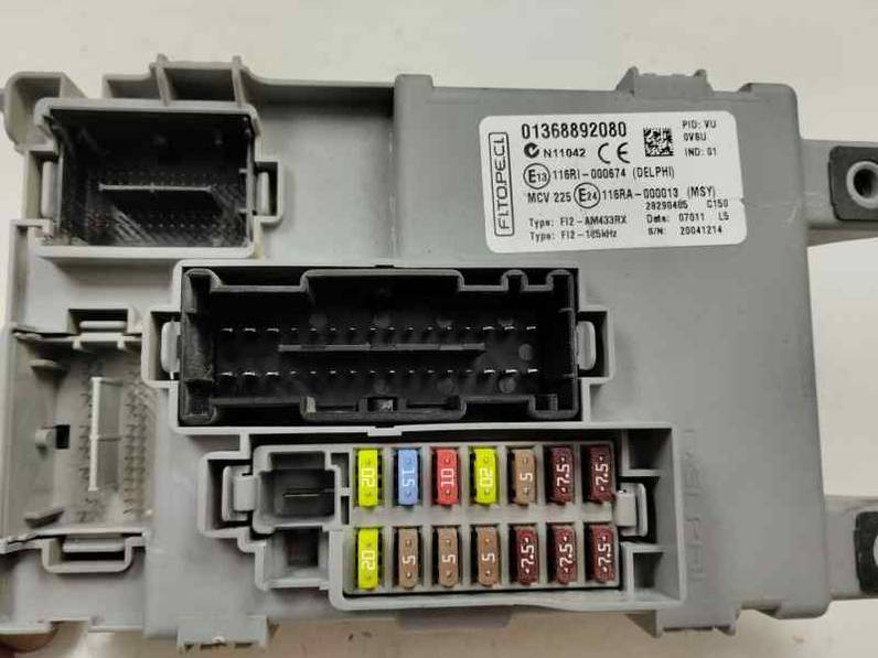 CAJA RELES FUSIBLES PEUGEOT BIPPER TEPEE 2011 1.3 HDI (75 CV)