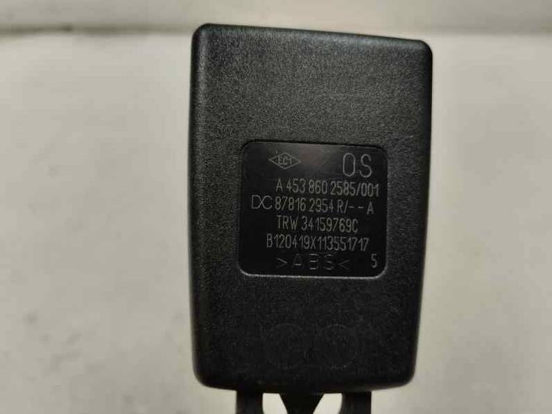 CINTURON SEGURIDAD TRASERO DERECHO RENAULT TWINGO III 2019 0.9 CM3 (92 CV)