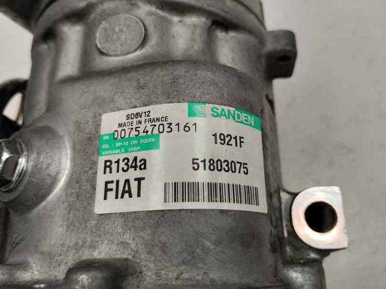 COMPRESOR AIRE ACONDICIONADO PEUGEOT BIPPER TEPEE 2011 1.3 HDI (75 CV)