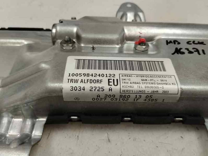 AIRBAG LATERAL DELANTERO IZQUIERDO MERCEDES CLASE CLK COUPE 2003 2.7 CDI (170 CV)