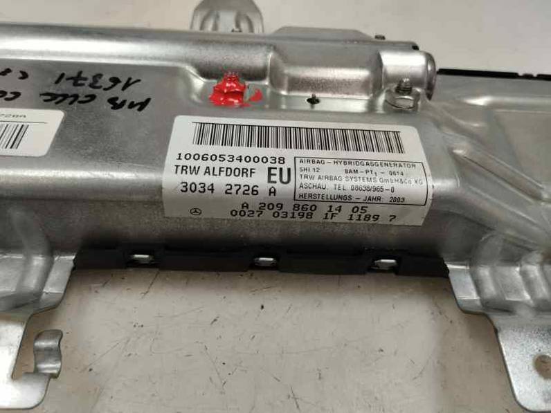 AIRBAG LATERAL DELANTERO DERECHO MERCEDES CLASE CLK COUPE 2003 2.7 CDI (170 CV)