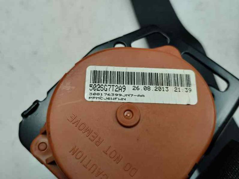 CINTURON SEGURIDAD TRASERO CENTRAL NISSAN NOTE 2014 1.2 MT (80 CV)