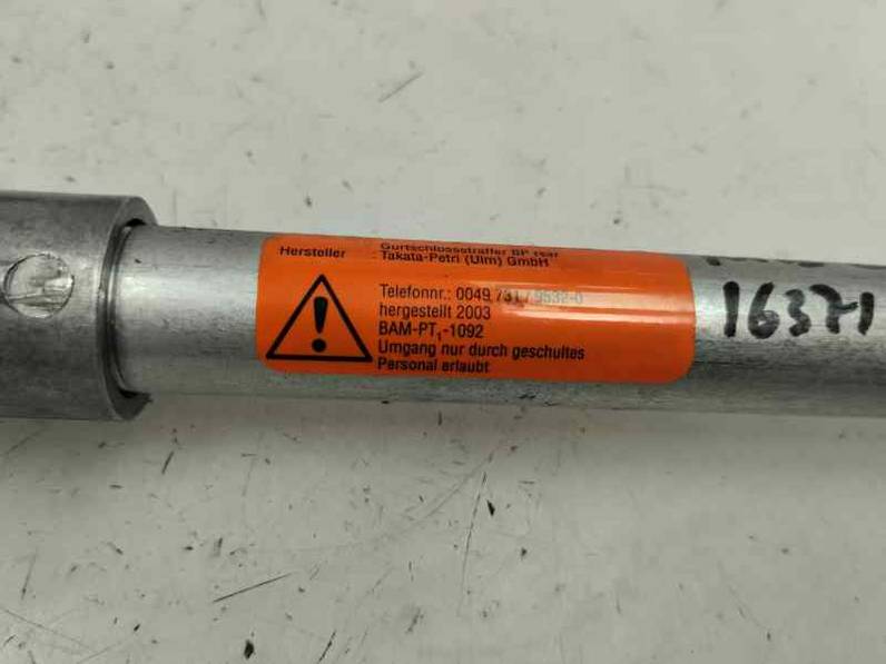 CINTURON SEGURIDAD TRASERO DERECHO MERCEDES CLASE CLK COUPE 2003 2.7 CDI (170 CV)