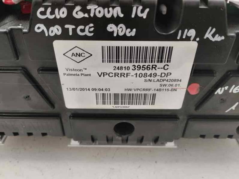 CUADRO INSTRUMENTOS RENAULT CLIO IV GRANDTOUR 2014 0.9 TCE (90 CV)