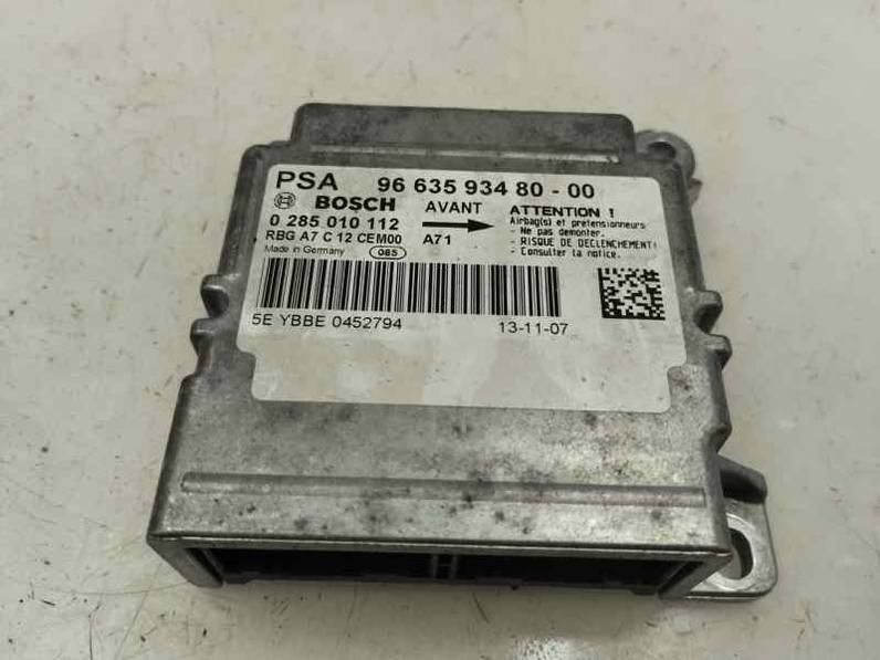 CENTRALITA AIRBAG PEUGEOT 207 2008 1.4 16V VTI (95 CV)