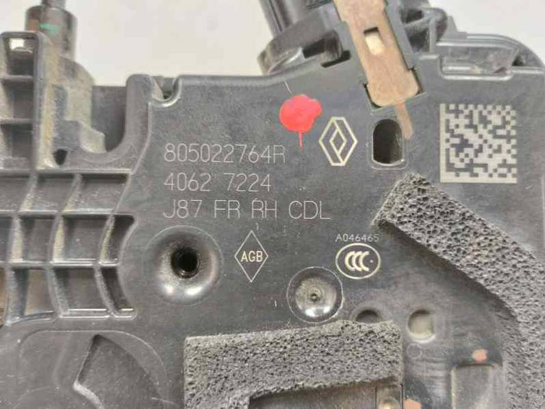 CERRADURA PUERTA DELANTERA DERECHA RENAULT CAPTUR 2015 1.2