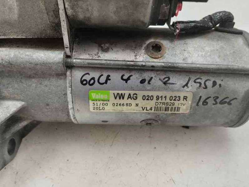 MOTOR ARRANQUE VOLKSWAGEN GOLF IV BERLINA 2001 1.9 SDI (68 CV)