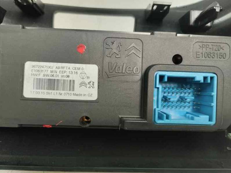 MANDO CLIMATIZADOR PEUGEOT 2008 2017 1.6 E-HDI