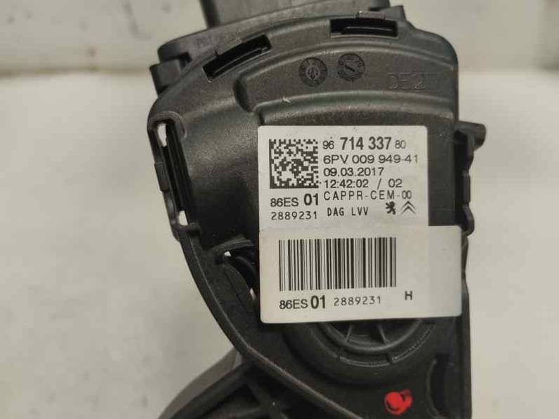 POTENCIOMETRO PEDAL PEUGEOT 2008 2017 1.6 E-HDI