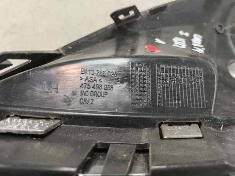 REJILLA PARAGOLPES IZQUIERDA OPEL CORSA D 2014 1.3 CDTI (75 CV)